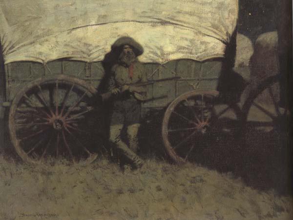 Frederic Remington The Sentinel (mk43)